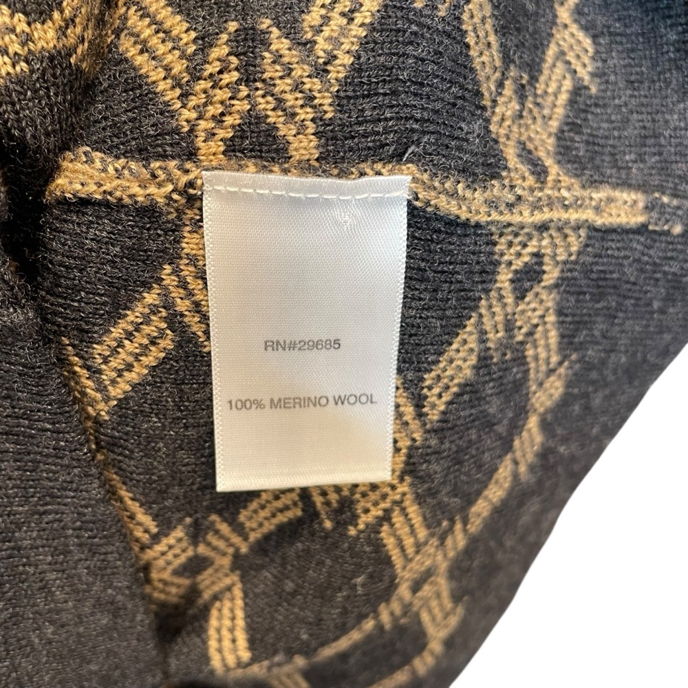 Pendleton Button Front Cardigan Sweater Brown Gre… - image 5